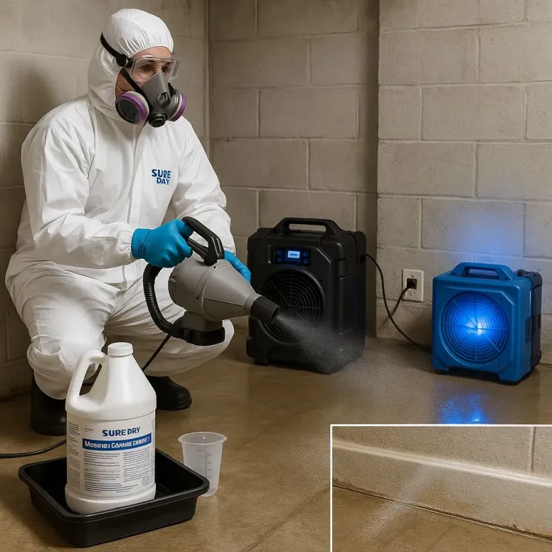 Sanitization and Odor Removal process in Portland, NY